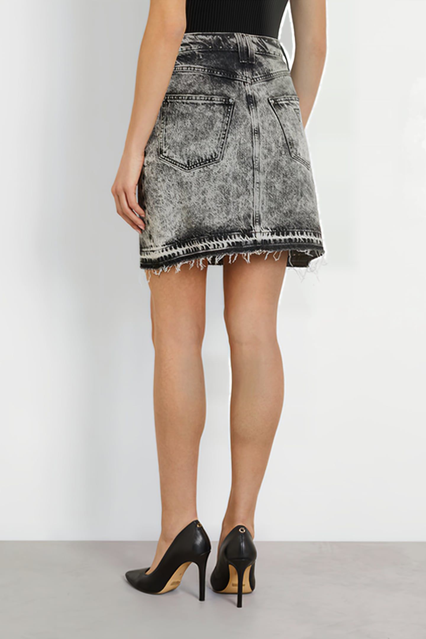 GUESS ECO CARLA MINI SKIRT THE GREYSTONE 2