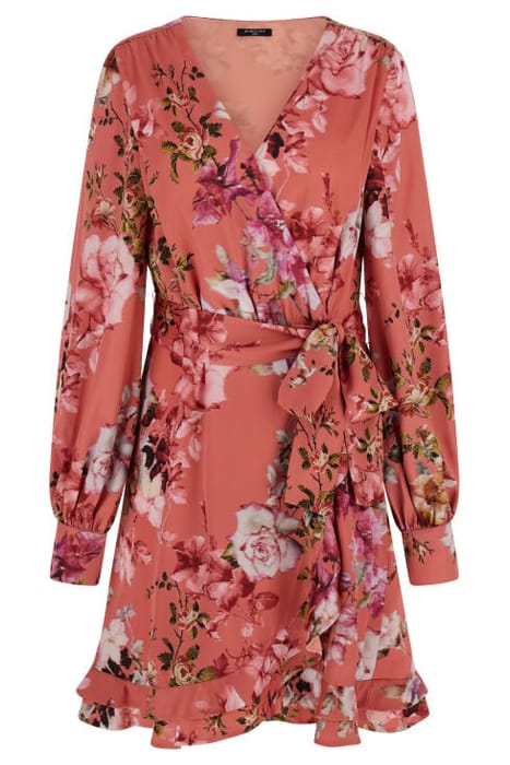 MARCIANO BY GUESS ERIKA DRESS ETHEREAL ROSES PINK 1
