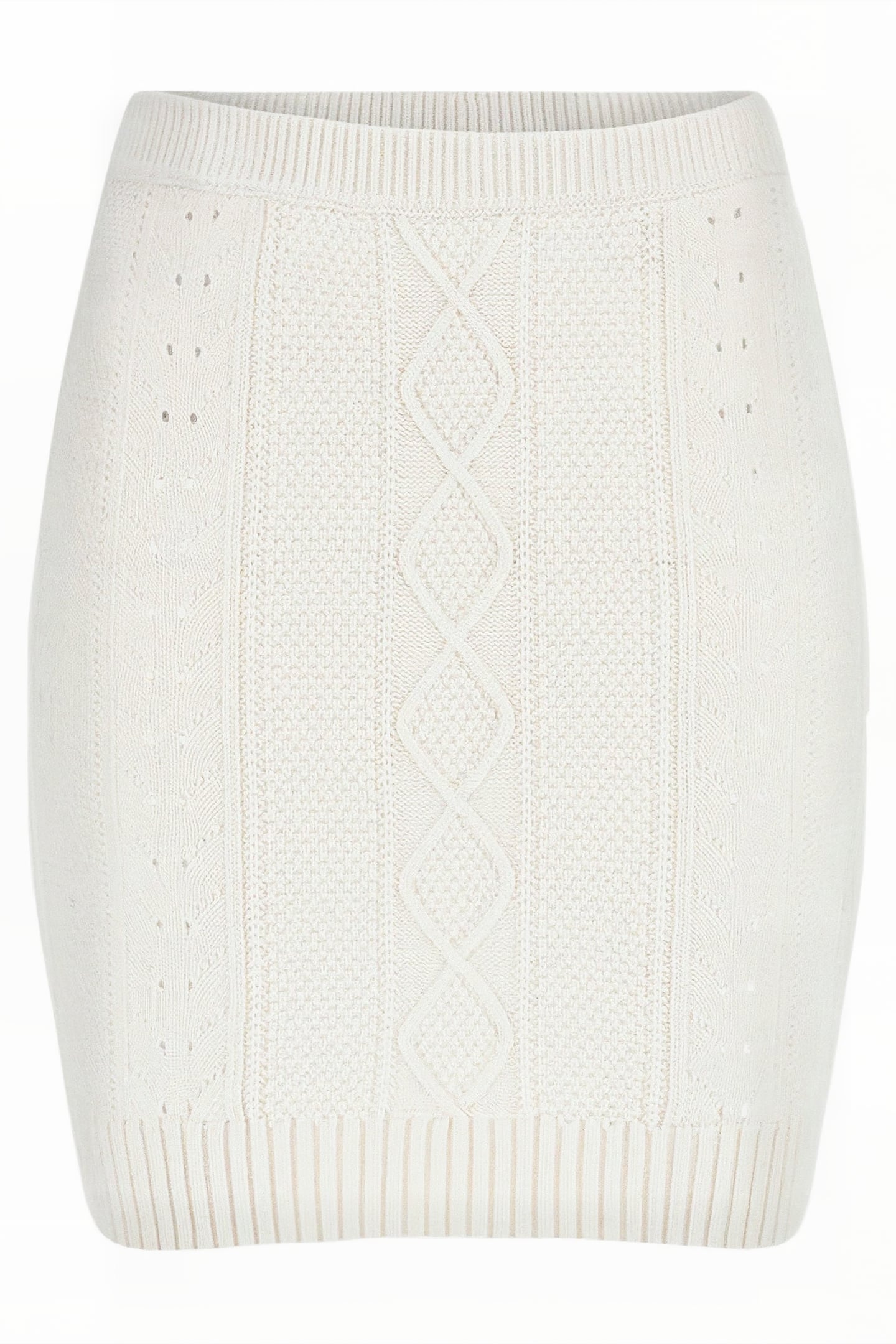 GUESS ECO BRIELLE SKIRT SWTR CREAM WHITE 4