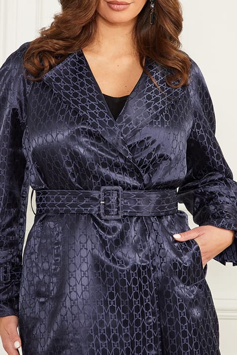 MARCIANO BY GUESS MONOGRAM TRENCH SECRET BLUE 6