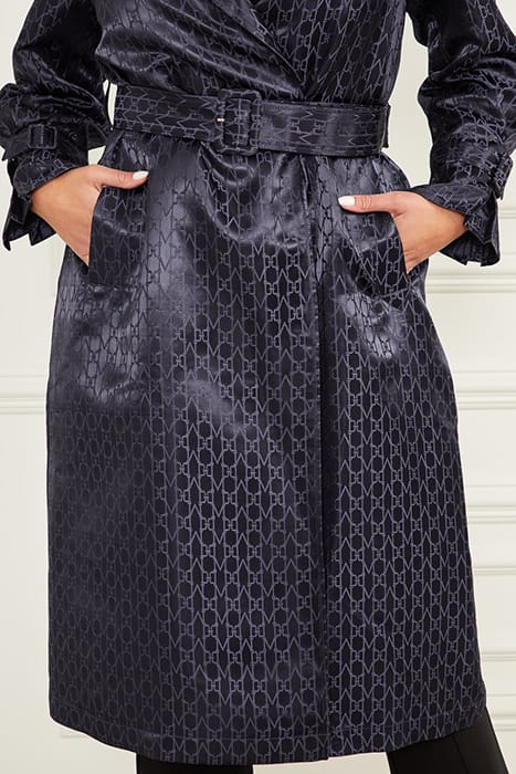 MARCIANO BY GUESS MONOGRAM TRENCH SECRET BLUE 7