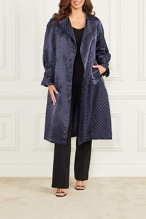 MARCIANO BY GUESS MONOGRAM TRENCH SECRET BLUE 5