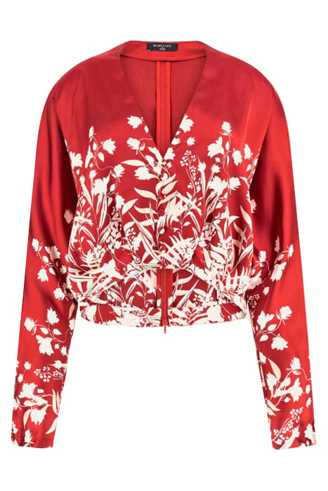 MARCIANO BY GUESS ERIN TOP SHADOWLANDS BLOUSE PRINT 4