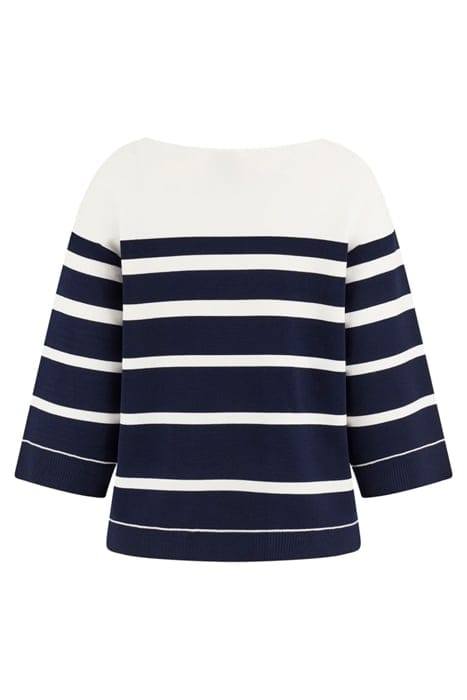 MARCIANO BY GUESS FEBE SWEATER STRIPED BLUE AND WHITE KNITTE 5