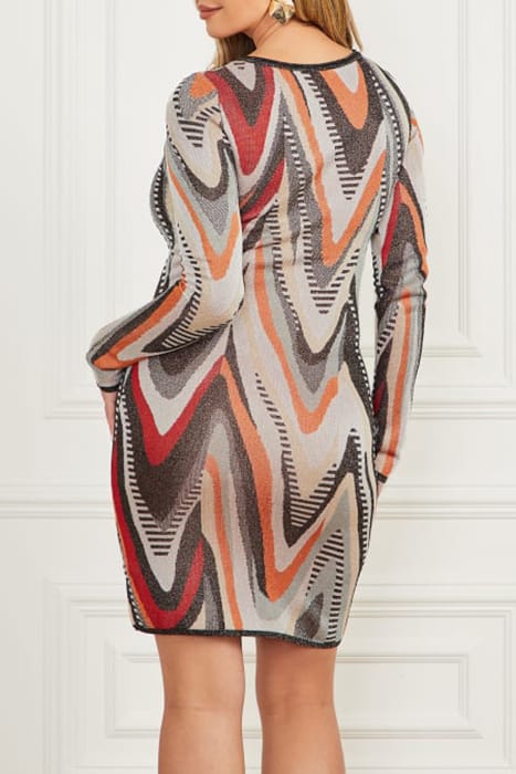 MARCIANO BY GUESS SCARLETT SHORT DRESS HIGHLOW ALL OVER JACQ 2