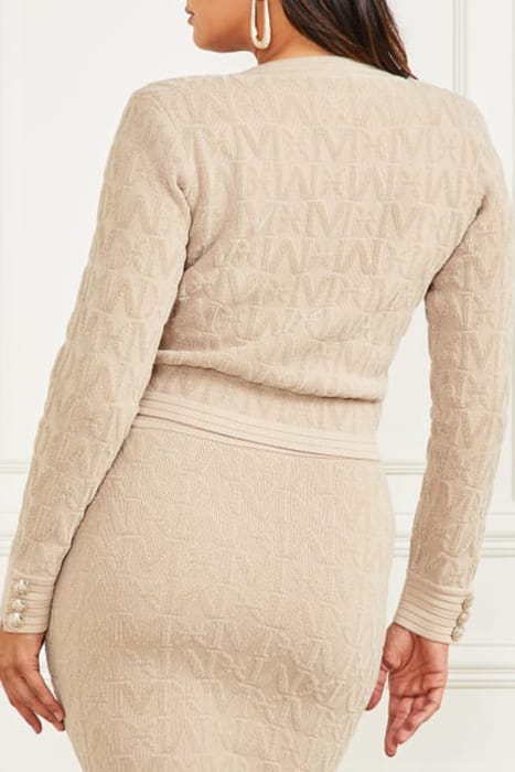 MARCIANO BY GUESS PENELOPE ALLOVER M C FAWN TAUPE 2