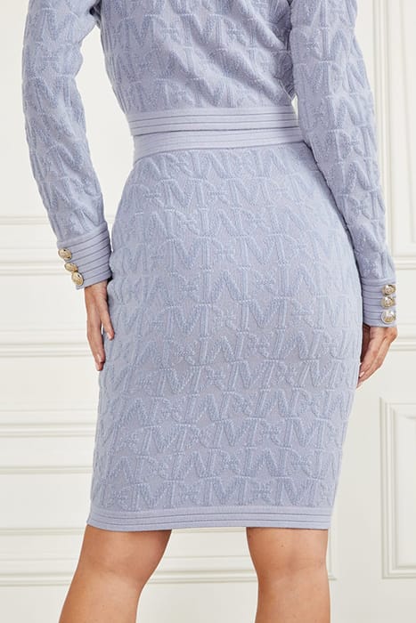 MARCIANO BY GUESS PENELOPE ALL OVER DUST LIGHT MINI SKIRT BL 7