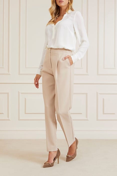 MARCIANO BY GUESS PAULA PANT NEW FAWN STRAIGHT TAUPE 3