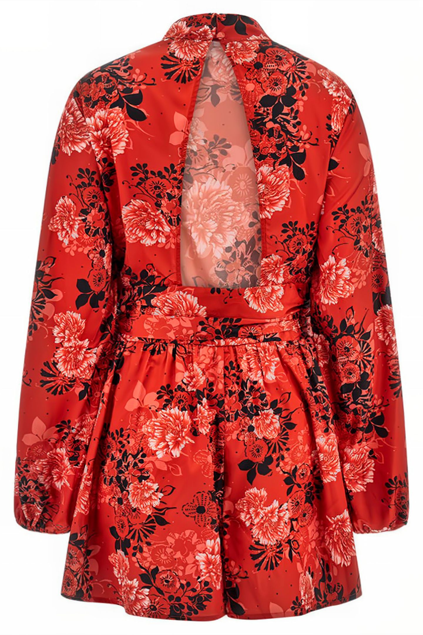 GUESS ECO LS JESSICA MOCK NK ROMPER CALL ME CHERRY PRINT 5