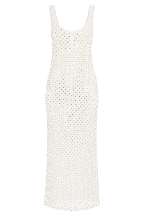 MARCIANO BY GUESS MARYLIN DRESS PALE PEARL MULTI 3