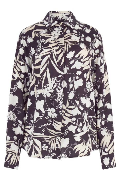 MARCIANO BY GUESS THE ICON BLOUSE PRINT SHADOWLANDS BLACK 4