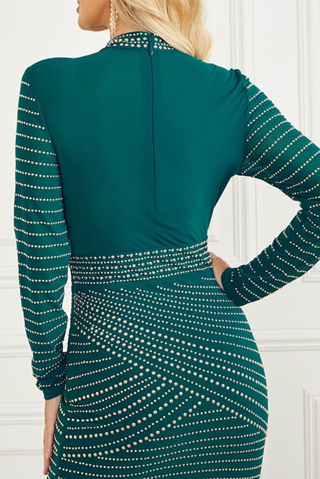 MARCIANO BY GUESS STELLA DRESS ORNATE TEAL 5
