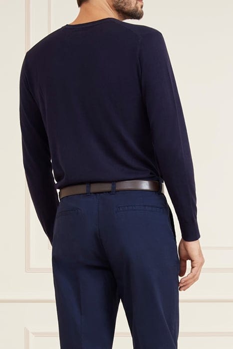MARCIANO BY GUESS ESSENTIAL NECK GAR SMART SWEATER BLUE 2
