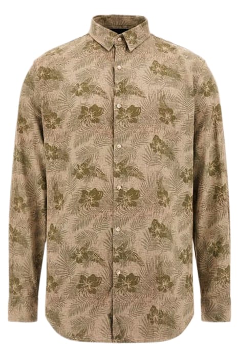 MARCIANO BY GUESS JOE COLLAR NOTCHE SAND HIBISCUS CASUAL SHI 4