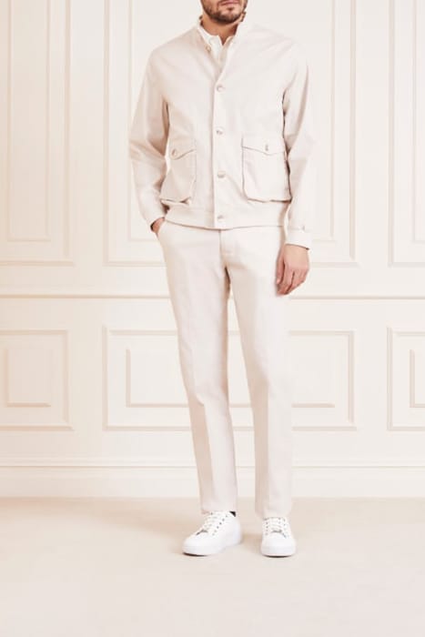 MARCIANO BY GUESS BOMBER WITH BUTTONS NEUTRAL JACKET MILK 3