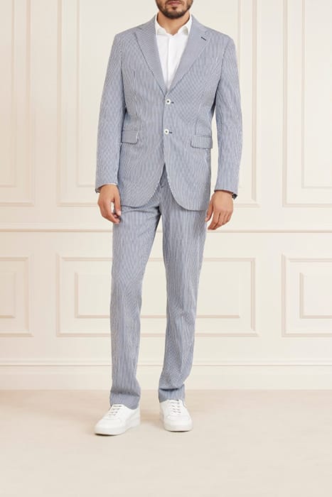 MARCIANO BY GUESS ROGER CLASSIC CHINO SMART BLUE AND WHITE 3