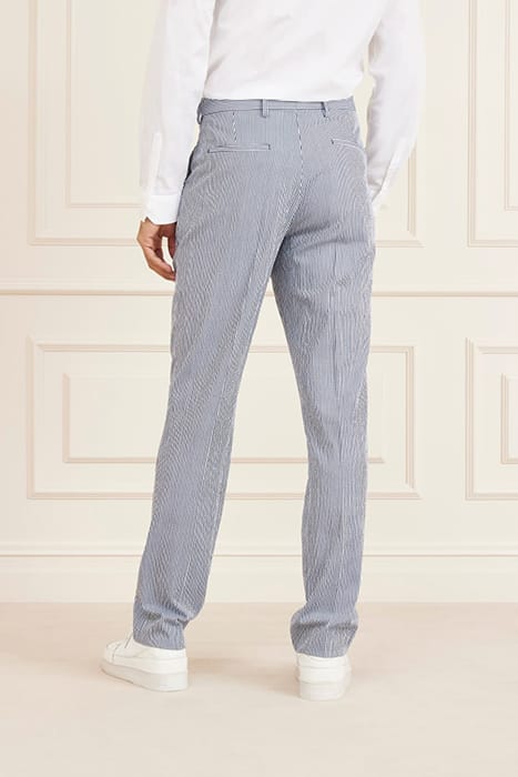 MARCIANO BY GUESS ROGER CLASSIC CHINO SMART BLUE AND WHITE 2