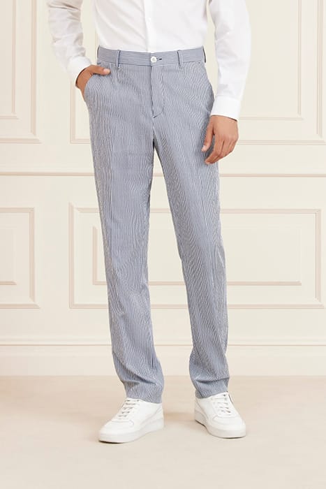 MARCIANO BY GUESS ROGER CLASSIC CHINO SMART BLUE AND WHITE 1