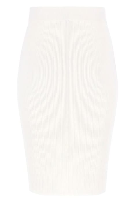 MARCIANO BY GUESS ANDROMEDA STITCHED PALE MINI SKIRT PEARL 5