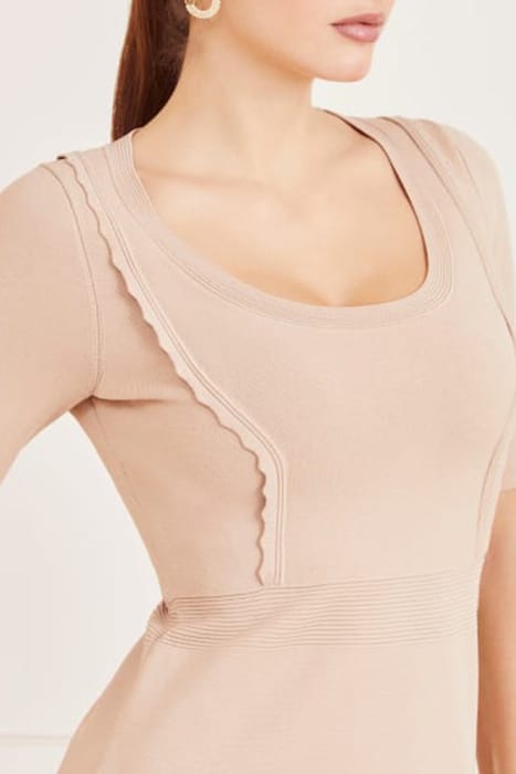 MARCIANO BY GUESS DIANA SS SWEATER DRE FAWN TAUPE 5