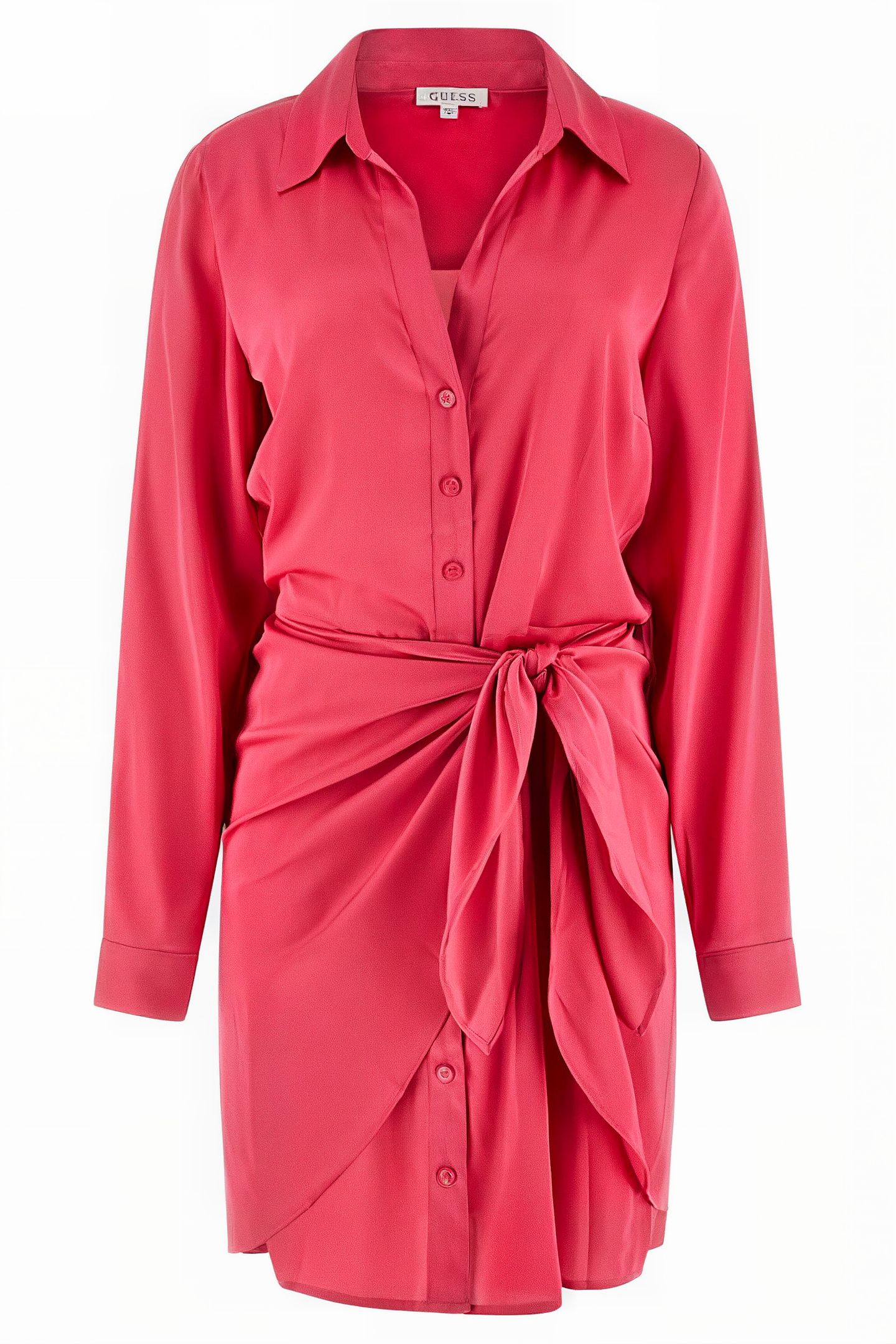 GUESS ECO ES LS ALYA DRESS PINK PUNCH 4