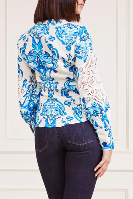 MARCIANO BY GUESS BLUE NOTE BLOUSE BLUE NOTE 2