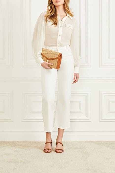 MARCIANO BY GUESS EMILY SHIRT PALE PEARL 5