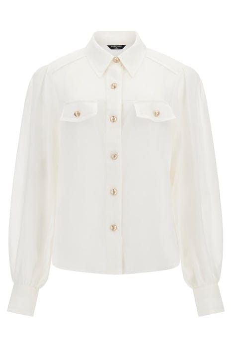 MARCIANO BY GUESS EMILY SHIRT PALE PEARL 4