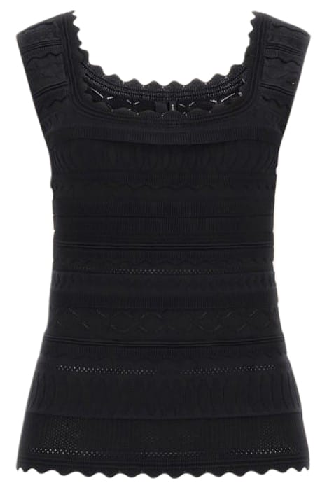 MARCIANO BY GUESS SYRIA SL TOP SWTR JET BLACK 4