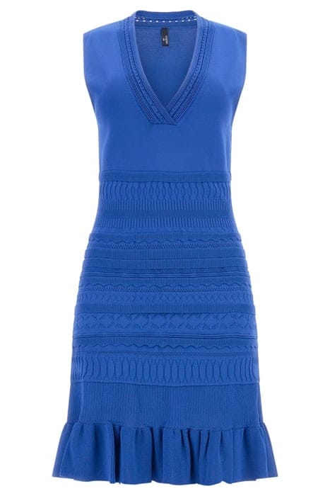 MARCIANO BY GUESS SYRIA SL V NECK DRES BLUE MAYA 4