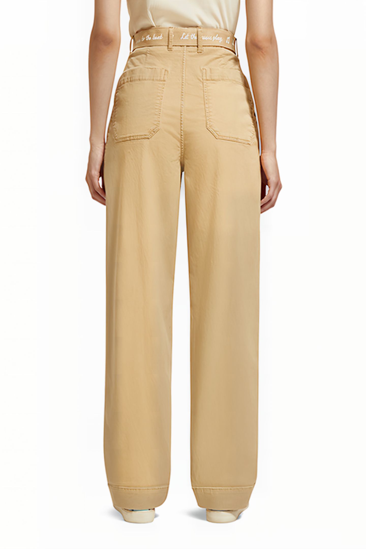 FAYE - HIGH RISE RELAXED TAPERED LEG PAPER BAG UTILITY PANTS 2