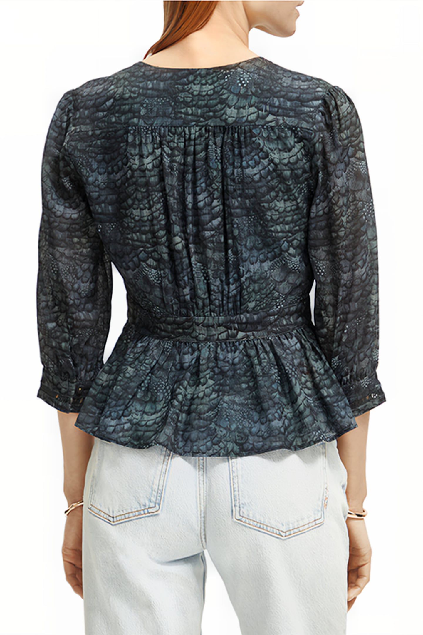 WRAP TOP FEATHER BOTTLE GREEN 2