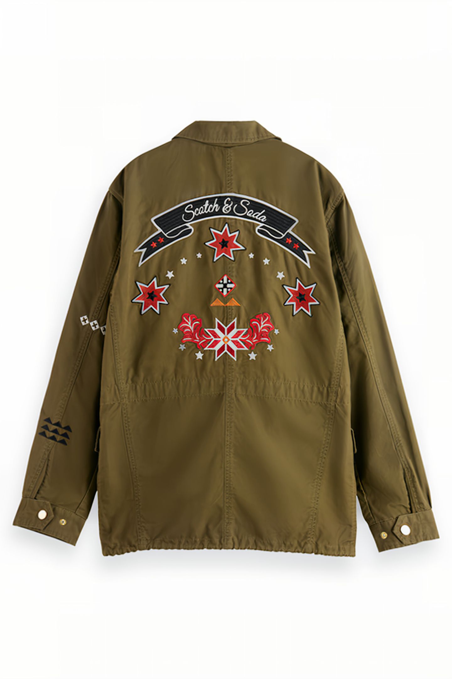 EMBROIDERED FESTIVAL JACKET MILITARY 5