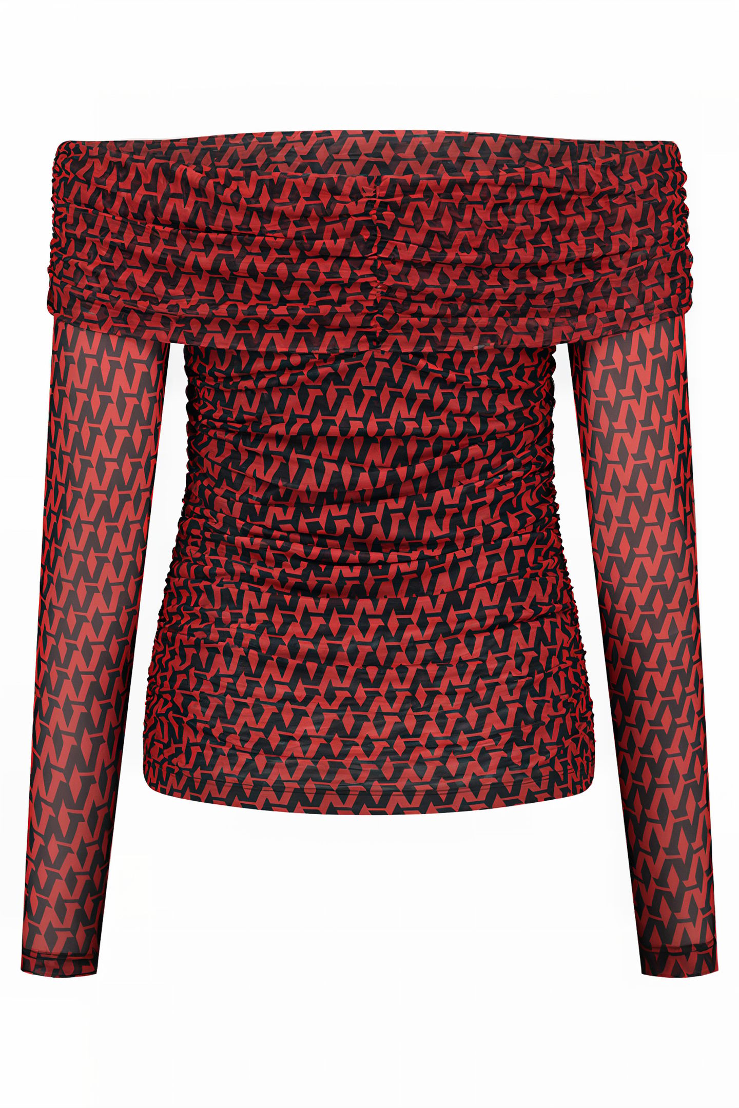 ASIA MESH TOP RACING RED 2