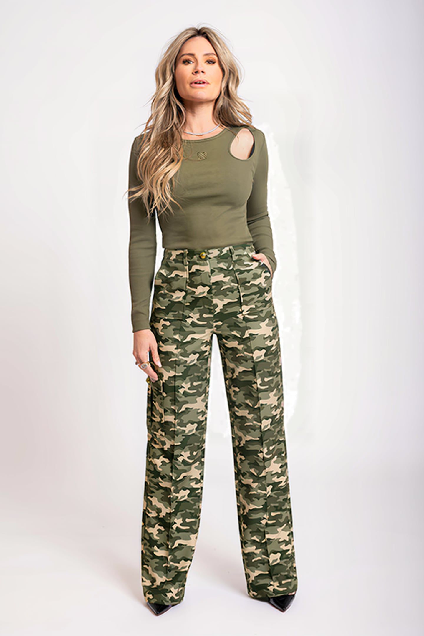 ANTIGUA TOP COMBAT GREEN 1