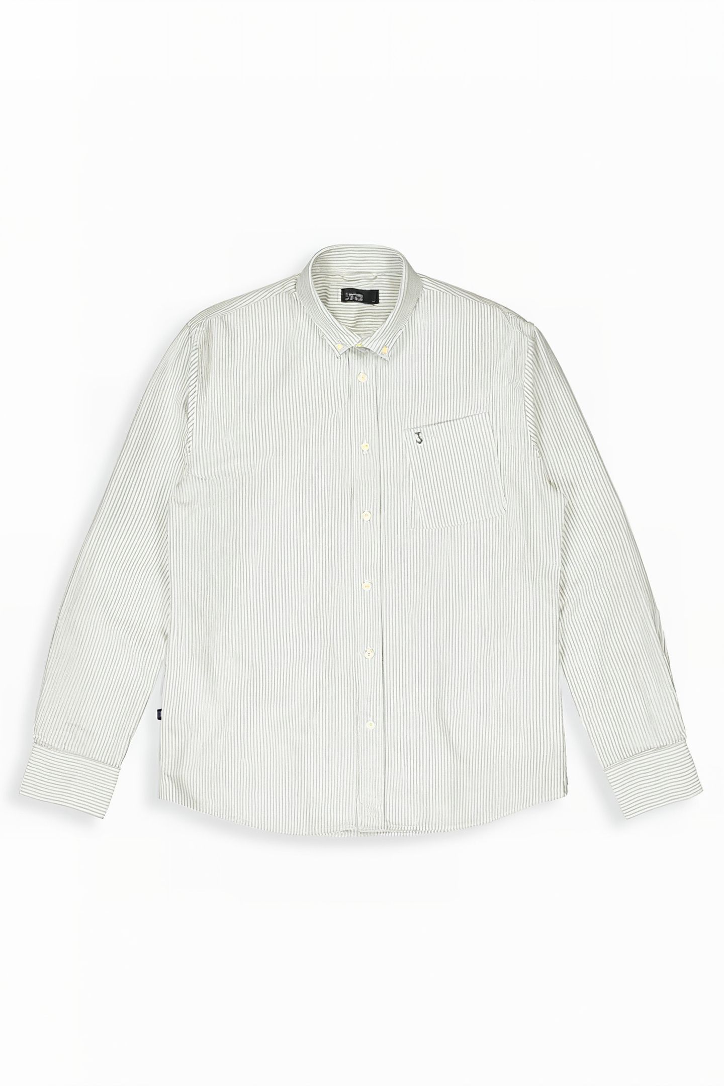 AIDAN OXFORD STRIPE SHIRT LAVA 3