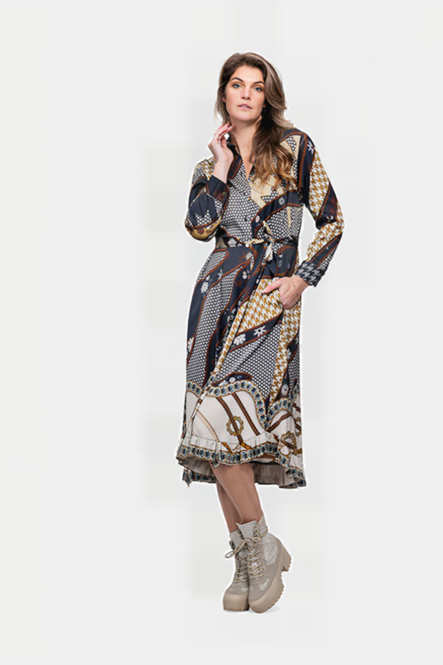 DRESS DÜSSELDORF LONG BLUE 1