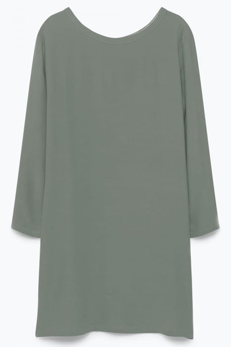BOAT NECK SHORT DRESS ETAIN 4