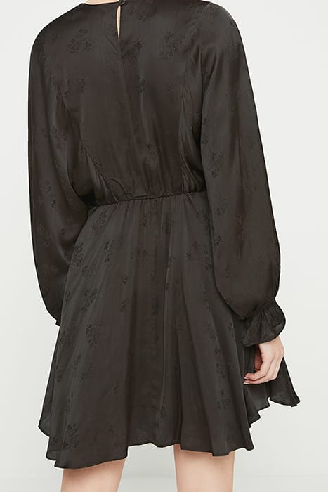LS ROUND COLLAR SHORT A DRESS CARBONE 2