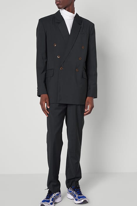 LOOSE DOUBLE-BREASTED BLAZER CARBONE 3