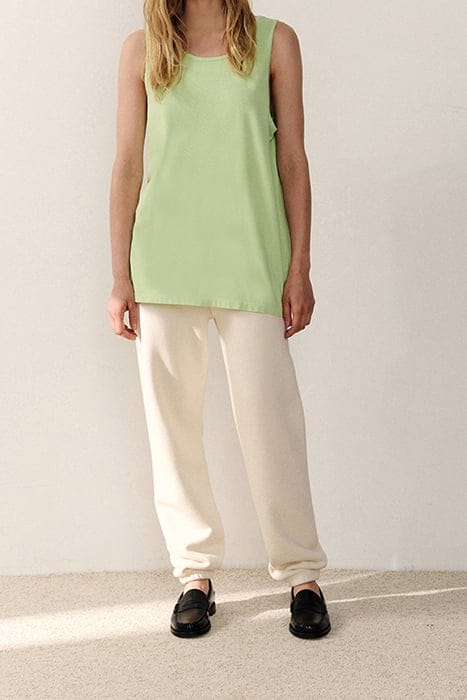 MID-LENGTH CREW NECK VEST AMANDE VINTAGE 3