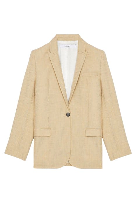 DANYS SINGLE BREASTED COAT IN CAMEL 3