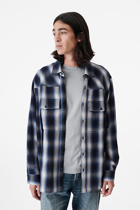 SOUBA LIGHT JACKET IN BLUE/WHITE 1