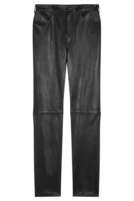JALIL LEATHER PANT IN BLACK 3