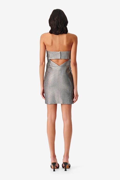 RAYEN DRESS IN DARK KHAKI/KHAKI 3