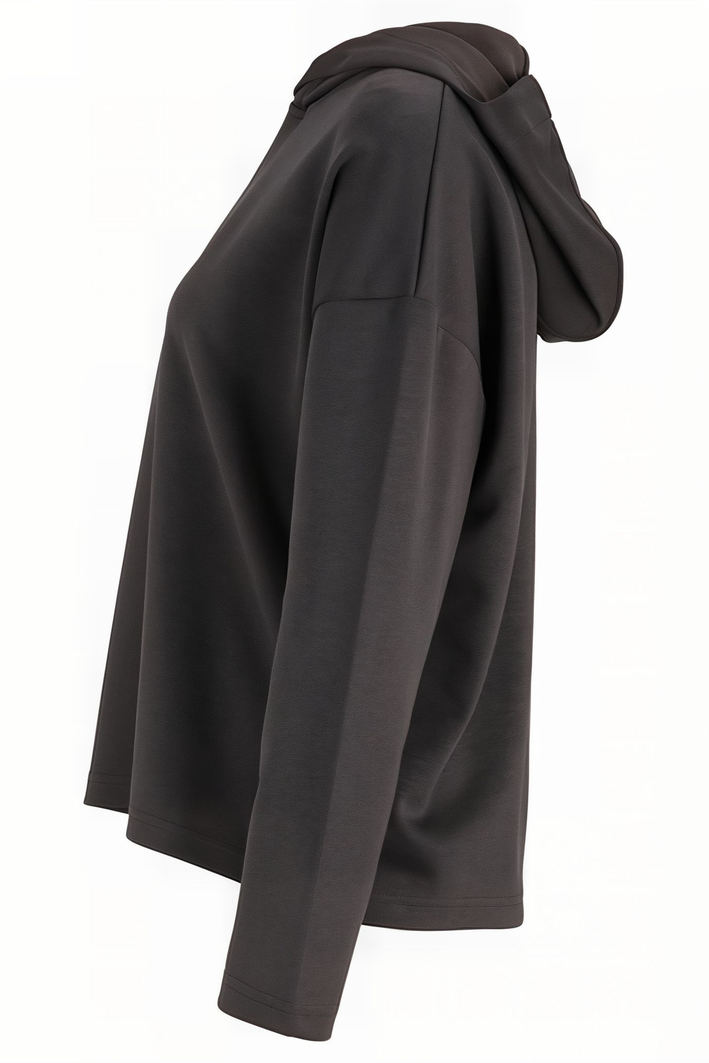CRIVITZ CROPPED HOODY IRON GATE 3