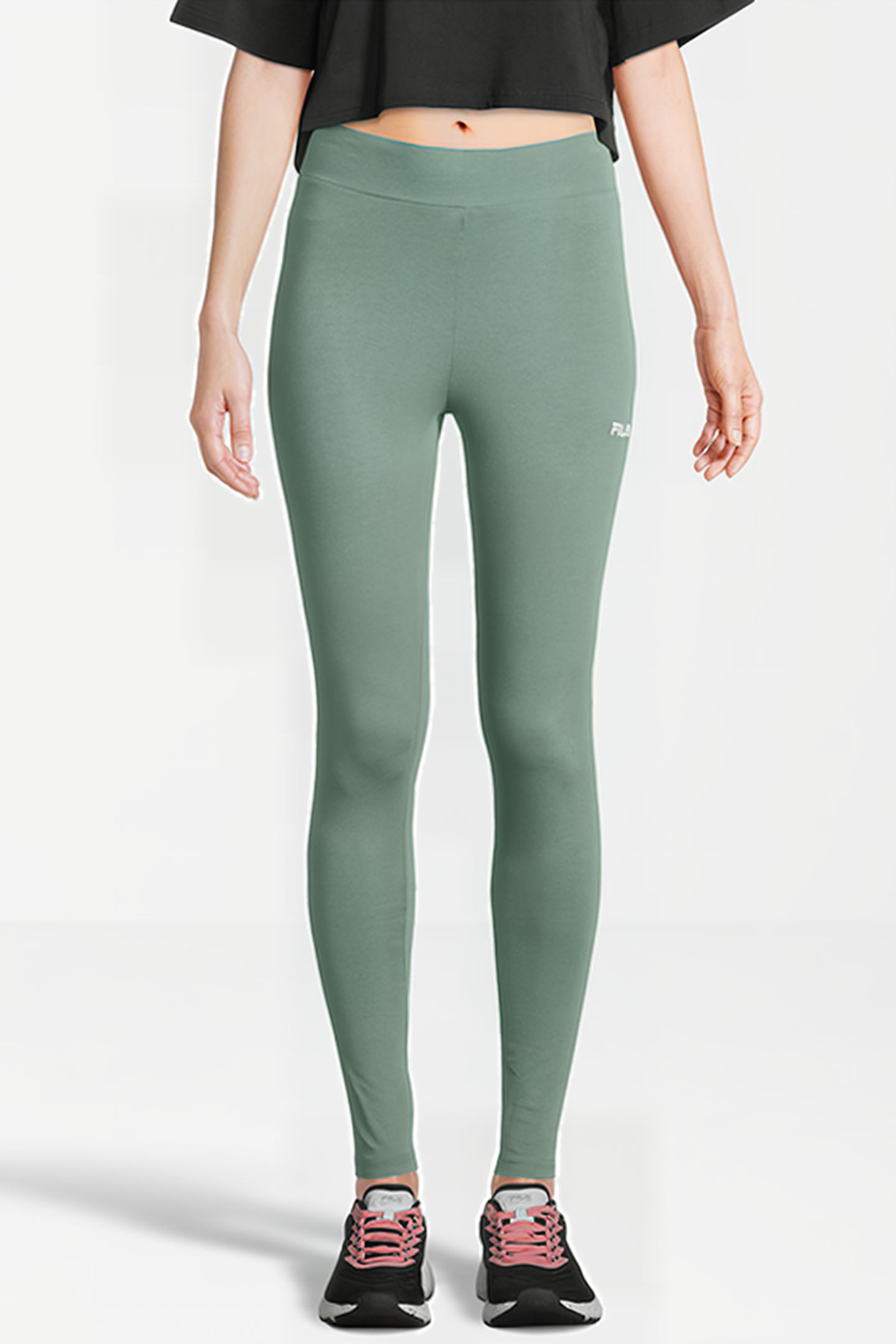 BENNDORF HIGH WAIST LEGGINGS SILT GREEN 1