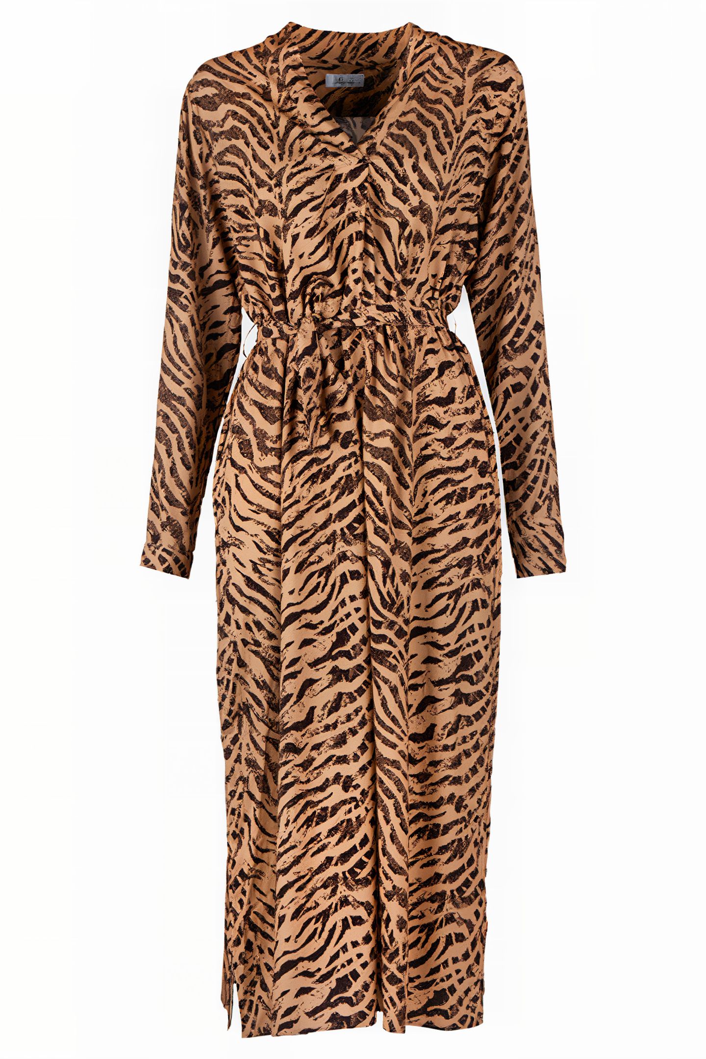 DESIREÉ, DRESS BEIGE PATTERN 1