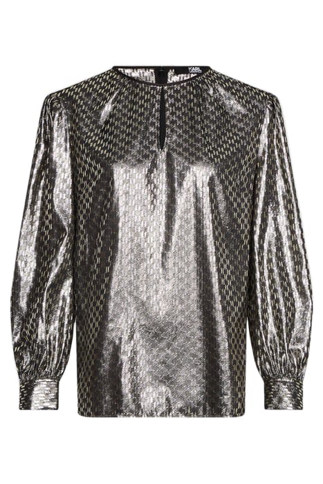 LUREX MONOGRAM SHIRT BLACK/GOLD MONOGRAM 4