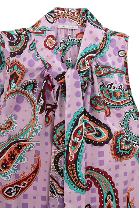 MARSHMALLOW RECYCLED TOP WITH XL PAISLEY PRINT 6